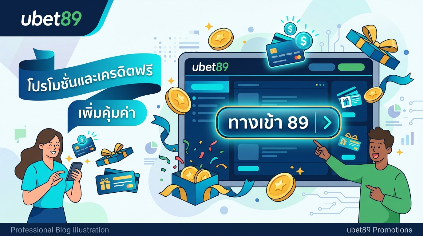 โปรโมชั่นและเครดิตฟรี ubet89: คุ้มค่ายิ่งกว่า