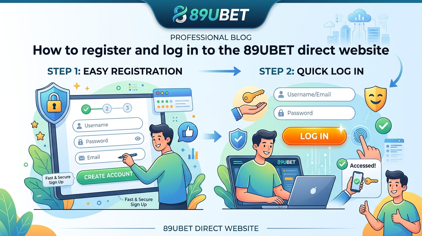 วิธีสมัครสมาชิกและเข้าสู่ระบบ 89UBET เว็บตรง