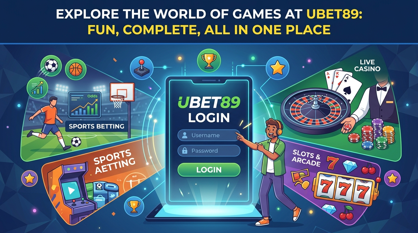 UBET89 Login: สำรวจโลกแห่งเกมที่ UBET89
