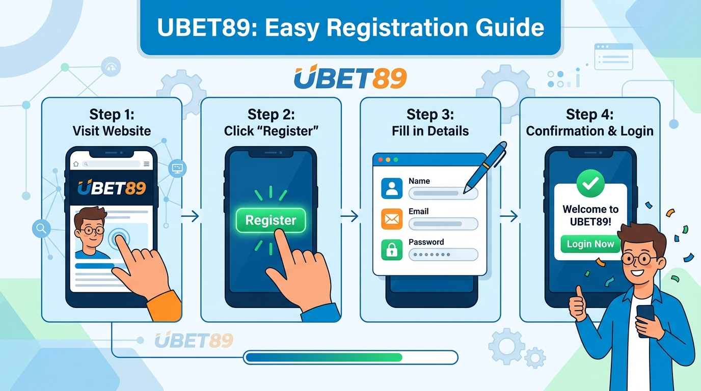 UBET89 ทางเข้า: วิธีการ สมัคร UBET89 ง่ายๆ ในไม่กี่ขั้นตอน