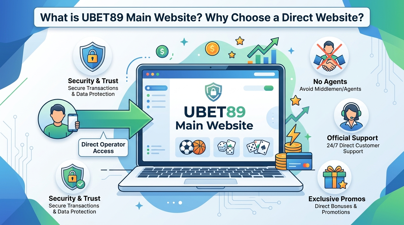 UBET89 เว็บหลัก คืออะไร? ทำไมต้องเลือกเว็บตรง?