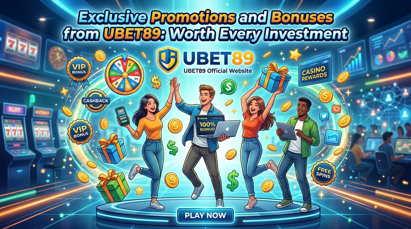 โปรโมชั่นและโบนัสสุดพิเศษจาก UBET89: คุ้มค่าทุกการลงทุน